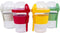 LEVKO Go Cereal Crunch Breakfast Yogurt Cups with Lids and Spoon Reusable Smoothie