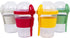 LEVKO Go Cereal Crunch Breakfast Yogurt Cups with Lids and Spoon Reusable Smoothie