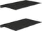 MKO 8" Small Floating Shelves for Wall, Metal Wall Mounted Shelf for