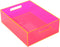 Acrylic Storage Bin, Heavy Duty Pantry Storage Container with Handles for Organizing Fridge, Cabinet, Cupboard