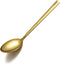 Berglander Stainless Steel Gold Cooking Spoon, Titanium Plating Basting Spoon, Dishwasher Safe Kitchen Tool