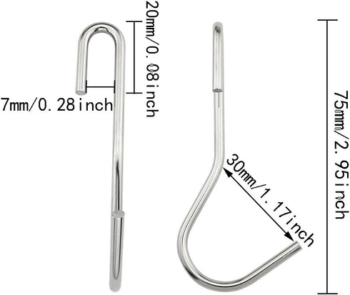 10PCS Heavy Duty S Hooks Pot Hooks Pan Rack Holder Hooks, 90 Degree Twist Angled Hooks, Pot Rack Hooks, Angled pot S hook for Hanging Kitchen Utensils Pots Pans Clothes Bags Towels Plants by ITROLLE
