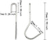 10PCS Heavy Duty S Hooks Pot Hooks Pan Rack Holder Hooks, 90 Degree Twist Angled Hooks, Pot Rack Hooks, Angled pot S hook for Hanging Kitchen Utensils Pots Pans Clothes Bags Towels Plants by ITROLLE
