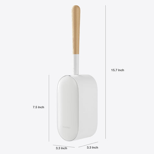 Diveotree Round-1pack) Toilet Cleaner Brush, Toilet Brush and Holder for Dead Corner Cleaning, Wall Mounted Toilet Bowl