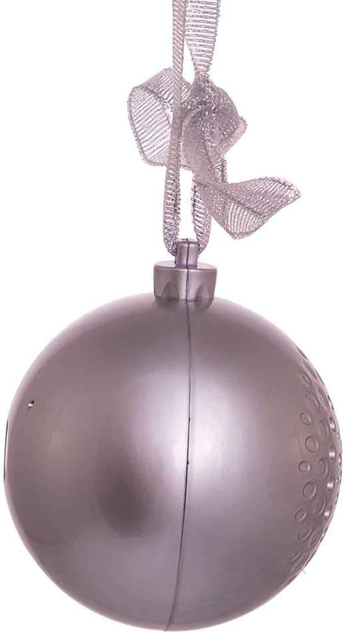 70MM Silver Bluetooth Musical Ornament Ball