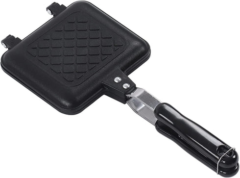 Pwshymi Double Sided Frying Pan, Aluminum Alloy Nonstick Sandwich Pan for Toaster, Breakfast Sandwich Maker