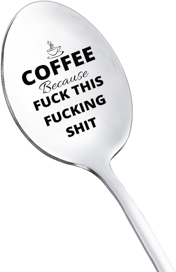 Christmas Birthday Gifts for Husband Wife - Coffee Spoon for Boyfriend Girlfriend, Coffee Tea Lover Gift