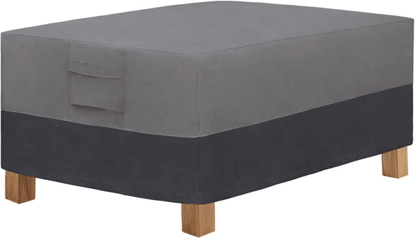 Easy-Going Patio Coffee Table Cover Small Outdoor Rectangular Furniture Ottoman Table Cover,