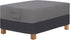 Easy-Going Patio Coffee Table Cover Small Outdoor Rectangular Furniture Ottoman Table Cover,
