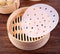 200pcs Air Fryer Liners, 10 inches Bamboo Steamer Liners, Premium Perforated Parchment Steaming Papers for Air Fryers