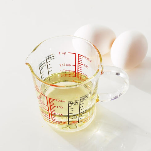 Hario 200ml Heatproof Glass Measuring Cup with Handle
