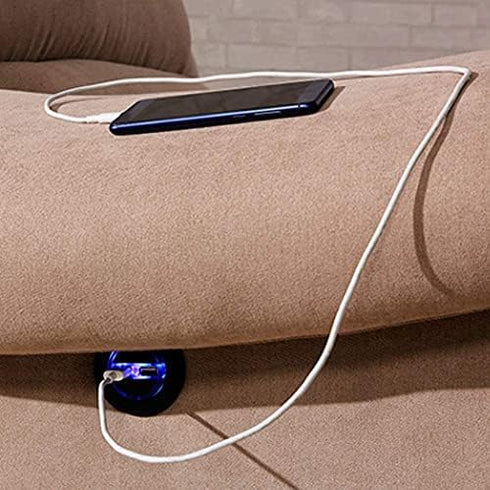 Electric Recliner Chair Sofa Replacement Button - Hand Control Handset with Dual USB Remote
