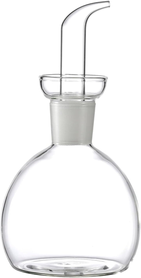 28 oz ELETON Cylindrical Olive Oil Dispenser Bottle Glass with No Drip Spout -Olive Oil & Vinegar Dispenser Glass Cruet