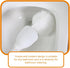 Abaodam White Toilet Brush Cleaners, Soft Toilet Bowl Brush Mop with Long Handle, 4pcs Toilet Scrubber Cleaning Brush