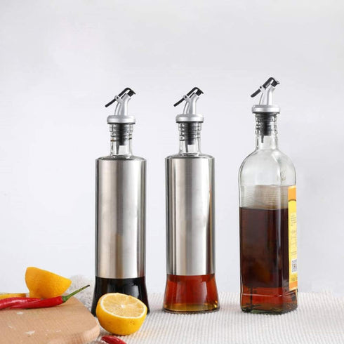 TBWHL 10 Pcs Pour Spouts | Olive Oil Vinegar Dispenser Bottle Liquor Wine Pourers | Flip Top Stopper Leak-proof