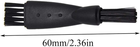 8pcs 60mm Plastic Cleaning Brush for Spices Herb Grinders, Black