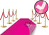 Red Carpet Floor Runner for Hollywood Party Decoration, Fabric 100 GSM (Pink, 2x15 Feet)