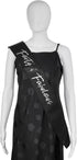 BLUE PANDA - 40th Birthday Sash and Tiara for Women, Forty and Fabulous Party Decorations (Black Satin)