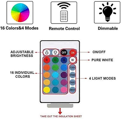 Optical Illusion 3D Red Wine Cup Night Light, 16 Colors Changing USB Powered LED Table Desk Lamp with Remote Control