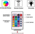 Optical Illusion 3D Red Wine Cup Night Light, 16 Colors Changing USB Powered LED Table Desk Lamp with Remote Control