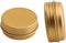 Othmro 24pcs Metal Round Tins - 0.5oz/15ml Aluminum Containers with Screw Lid for Salve, Spices, Lip Balm, Gold