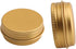Othmro 24pcs Metal Round Tins - 0.5oz/15ml Aluminum Containers with Screw Lid for Salve, Spices, Lip Balm, Gold