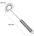 Egg Beater Stainless Surround Helix Spring Coil Whisk, Egg Frother, Milk and Blender Kitchen Utensils (Small)