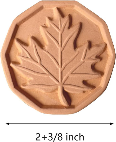 OULLYY 2 Pack Brown Sugar Saver and Softener, Terracotta Brown Sugar Keeper Disc for Food Storage Containers, Reusable