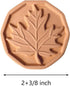 OULLYY 2 Pack Brown Sugar Saver and Softener, Terracotta Brown Sugar Keeper Disc for Food Storage Containers, Reusable
