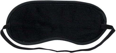 Cloudz Memory Foam Neck Pillow with Sleep Mask, Sporty Blue/Black Plush