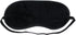 Cloudz Memory Foam Neck Pillow with Sleep Mask, Sporty Blue/Black Plush