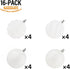 XmasExp 16ct Christmas Balls Ornaments, Shatterproof Large Hanging Ball Decorative Xmas Balls for Holiday Wedding Party