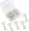 50 Pieces Upholstery Tacks - Twist Pins for Slipcovers and Bedskirts with Clear Head Screw Nail