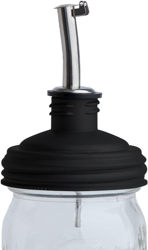 reCap Mason Jar Pour Spout and Olive Oil Dispenser | Regular Mouth