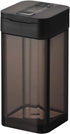 YAMAZAKI Home Spice Shaker Jar, Seasoning Container Bottle, Plastic, One Size, Black