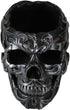 Ebros Gift Tribal Tattoo Floral Skull Pen Holder - 5.75" Office Desktop Decor, Cranium Skeleton Stationery Holder