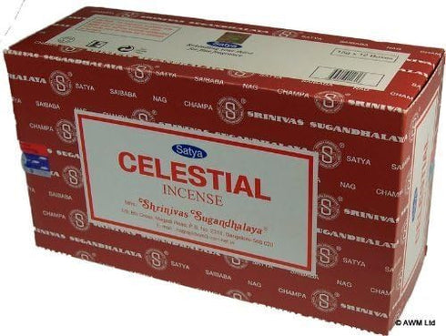 Satya Nag Champa Celestial Incense Sticks - Box of 12 Packs