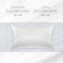 2-Pack Set Box-2-Piece Set, Elegant Comfort Cooling Viscose Satin Pillowcase with Hidden Zipper Closure, Silky Smooth