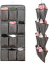 Dual Sided Hanging Shoe Organizer for Closet with 24 Large Pockets Hanging