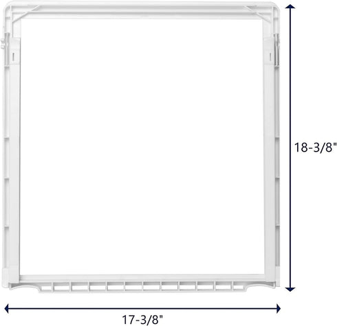 241969501 Refrigerator Shelf Frame - Compatible with Frigidaire Refrigerator - Replaces AP4433007, 1512992