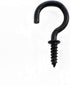 125 Pcs Black Screw Ceiling Hooks, 3/4 Inch Screw Cup Hooks