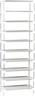 Jingjing1 Shoe Rack,10 Tie Shoe Organizer 30 Pair Storage Stackable Shelves Easy Assembled