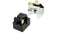 QP2-4R7 Compressor Starter PTC 4.7 ohm 3Pin Refrigerator Start Relay with Overload Protector for Mini Fridges, Coolers