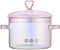 Pink Glass Saucepan, 1.5L/50oz with Lid and Handle, Safe for Pasta, Soup, Milk, Baby Food