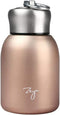Gets Mini 9 oz Stainless Steel Water Bottle, 280ML Vacuum Insulated Leak Proof Sport Tumbler Cup (Rose Gold).