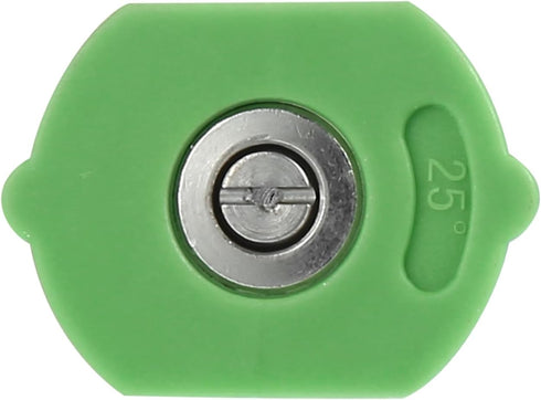 X AUTOHAUX 25 Degrees High Pressure Washer Spray Nozzle Tips, Quick Connector Green, 5 Pcs