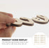 PRETYZOOM 10pcs Farmhouse Welcome Sign Cutout, Unfinished Letter Sign DIY Block Words for Home Wedding