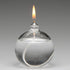 Firefly Fuels Refillable Glass Candle, Liquid Bliss Petite Orb Reusable Oil Candle