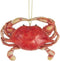 Red Crab Christmas Ornament E0515 - New
