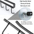 2 Pack Storage Mug Hooks Rack Under Cabinet, 6 Hooks Cup Holder Hanger, Kitchen Utensil Hanger